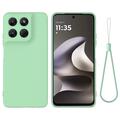 Motorola Moto G37/G37 Power/G47 Liquid Silikonhülle mit Handschlaufe
