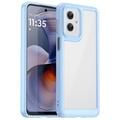 Motorola Moto G55 Anti-Shock Hybrid Hülle - Blau