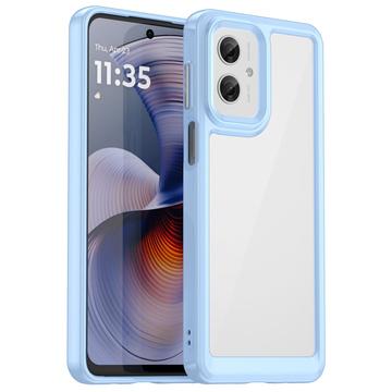 Motorola Moto G55 Anti-Shock Hybrid Hülle - Blau
