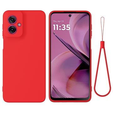 Motorola Moto G55 Liquid Silikonhülle - Rot