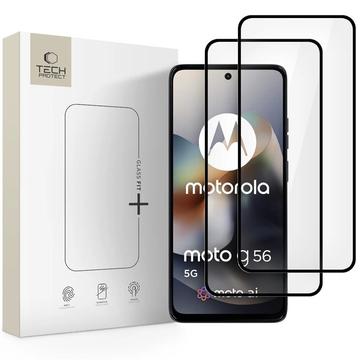 Motorola Moto G56 Tech-Protect Glas Fit+ Panzerglas - 2 Stk. - Schwarz