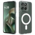 Motorola Moto G77 Power Hybrid Hülle - MagSafe-kompatibel - Durchsichtig