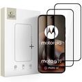 Motorola Moto G77/G67 Tech-Protect Glas Fit+ Panzerglas - 2 Stk. - Schwarz