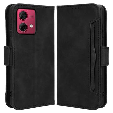 Cardholder Serie Motorola Moto G84 Wallet Hülle - Schwarz