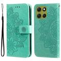 Motorola Moto G86 Mandala Serie Wallet Hülle - Grün