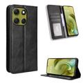 Motorola Moto G86 Retro Wallet Schutzhülle mit Magnetverschluss