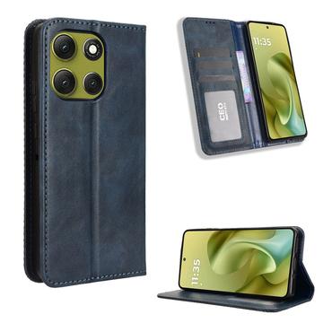 Motorola Moto G86 Wallet Schutzhülle mit Magnetverschluss - Blau
