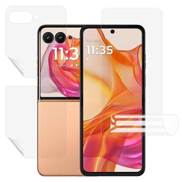 Motorola Razr 60 Ultra Full Cover Schutzfolie-Set - Durchsichtig
