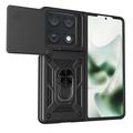 Motorola Razr Fold Drehring-Hybrid Hülle mit Kameraschutz - Schwarz