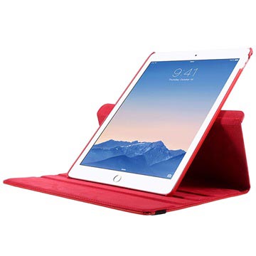 iPad Pro 12.9 2017 Multi-Praktische Rotierend Cover - Rot