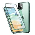 iPhone 11 Magnetisches Cover mit Panzerglas - Grün