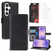 Samsung Galaxy S26+ MyTPhone CardMate Leder Wallet Hülle - Schwarz