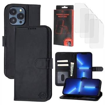 iPhone 13 Pro Max/12 Pro Max MyTPhone CardMate Leder Wallet Hülle