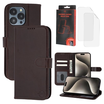 iPhone 15 Pro Max MyTPhone CardMate Leder Wallet Hülle