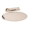 NCB-05 60cm große, aufrollbare Silikon-Speisenwärmematte - 300W, Digitalanzeige, Timer - Milchkaffee