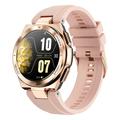 NX17 1.19-Zoll-AMOLED-Frauen wasserdicht Bluetooth Calling Smart Watch Fitness Tracker Smart Armband - Pink