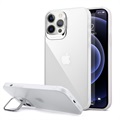 iPhone 12/12 Pro Hybrid Hülle mit Verstecktem Ständer - Weiß