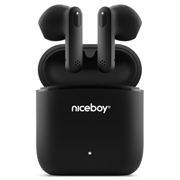 Niceboy Hive Beans True Wireless Kopfhörer (Offene Verpackung - Zufriedenstellend) - Schwarz
