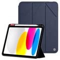 Nillkin Bevel iPad (2022) Smart Folio Hülle - Blau / Transparent