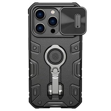 Nillkin CamShield Armor Pro iPhone 14 Pro Hybrid Hülle - Schwarz