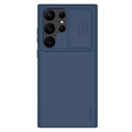 Nillkin CamShield Silky Samsung Galaxy S23 Ultra 5G Silikonhülle - Blau