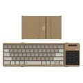 Nillkin Cube Pocket faltbare Bluetooth-Tastatur mit Touchpad - Khaki