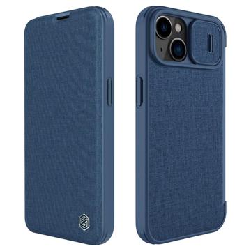 Nillkin Qin Pro Series iPhone 14 Flip Hülle - Blau