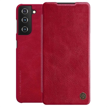 Nillkin Qin Series Samsung Galaxy S21+ 5G Flip Case - Rot