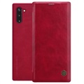 Nillkin Qin Series Samsung Galaxy Note10 Flip Hülle - Rot