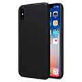 iPhone X / XS Nillkin Super Frosted Shield Cover - Schwarz