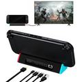 Nintendo Switch 2 Dockingstation / Hub - HDMI, USB 3.0, USB-C, LAN - Schwarz