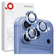 iPhone 18 Pro/18 Pro Max Northjo Glitter-Kameralinsen-Schutzfolie - Blau
