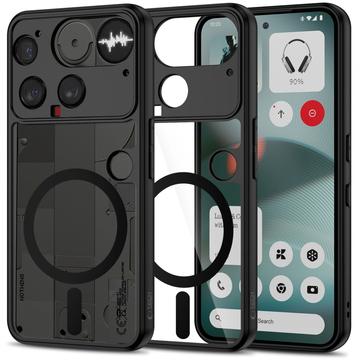 Nothing Phone (3) Tech-Protect Magmat Hülle - MagSafe-kompatibel - Schwarz / Durchsichtig