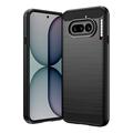 Nothing Phone (4a) Gebürstete TPU Hülle - Karbonfaser