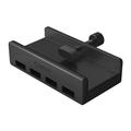 ORICO MH4PU Klemmenmontierter USB-Hub - 4x USB 3.0 - Schwarz