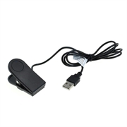 OTB USB-Ladekabel / Datenkabel für Garmin Forerunner 230/235/630/735XT, Approach G10/S20, vivomove HR - 1m - Schwarz