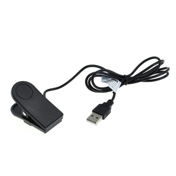 OTB USB-Ladekabel / Datenkabel für Garmin Forerunner 230/235/630/735XT, Approach G10/S20, vivomove HR - 1m - Schwarz