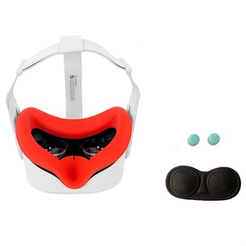 Oculus Quest 2 VR 3-in-1 Gesichtsschnittstellen-Set - Rot