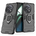 OnePlus 11 Hybrid Case mit Ringhalterung - Schwarz