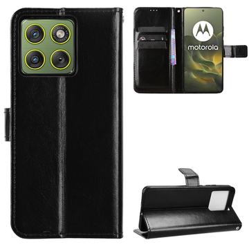 Motorola Edge 70 Wallet Hülle mit Ständer - Schwarz
