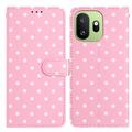OnePlus 15T Polka-Dot-Muster Wallet Hülle - Rosa