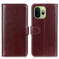 OnePlus 15T Wallet Hülle mit Ständer - Braun