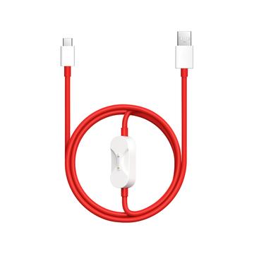 OnePlus 2-in-1 SUPERVOOC Kabel 5461100665 - 1.2m - Rot