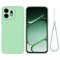 OnePlus N6 Liquid Silikonhülle mit Handschlaufe - Grün