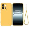 OnePlus Nord 6/Turbo 6 Liquid Silikonhülle mit Handschlaufe - Gelb