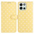 OnePlus Nord 6 Wallet Case mit Punktmuster - Gelb