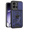 OnePlus Nord 6 Drehring-Hybrid Hülle mit Kameraschutz - Blau
