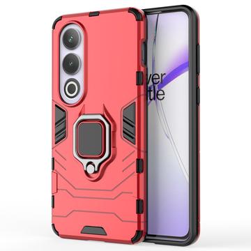 OnePlus Nord CE4/Ace 3V Hybrid Case mit Ringhalterung - Rot