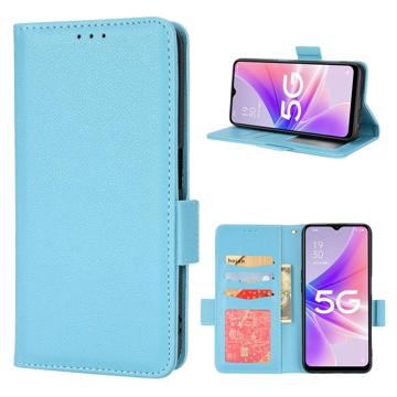 OnePlus Nord N300 Wallet Schutzhülle mit Magnetverschluss - Babyblau