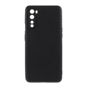 OnePlus Nord Twill Textur TPU Hülle - schwarz